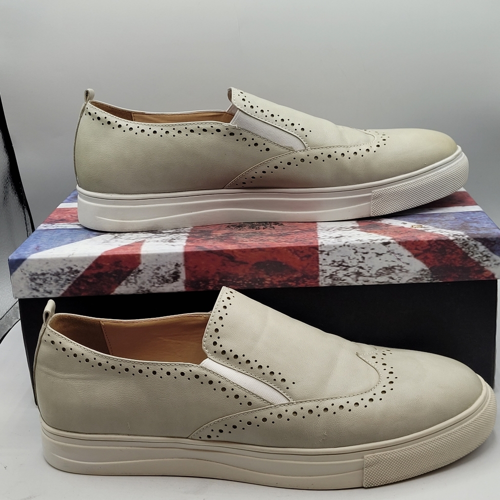English Laundry Tufnel Oatmal Slip On Mens Shoes Size 11